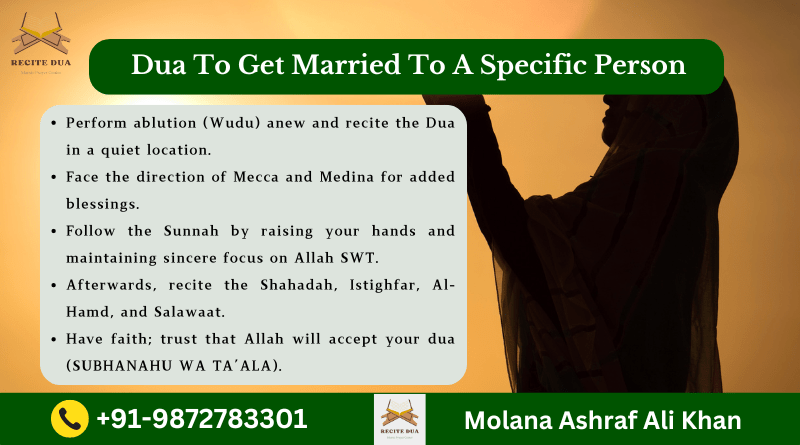 Dua To Get Married To A Specific Person