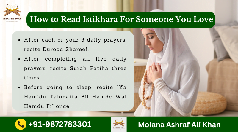 How To Read Istikhara For Someone You Love