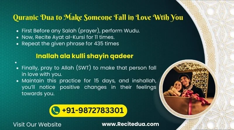 Dua To Make Someone Fall in love With You