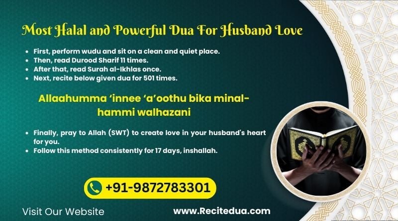 Powerful Dua For Husband Love in Islam
