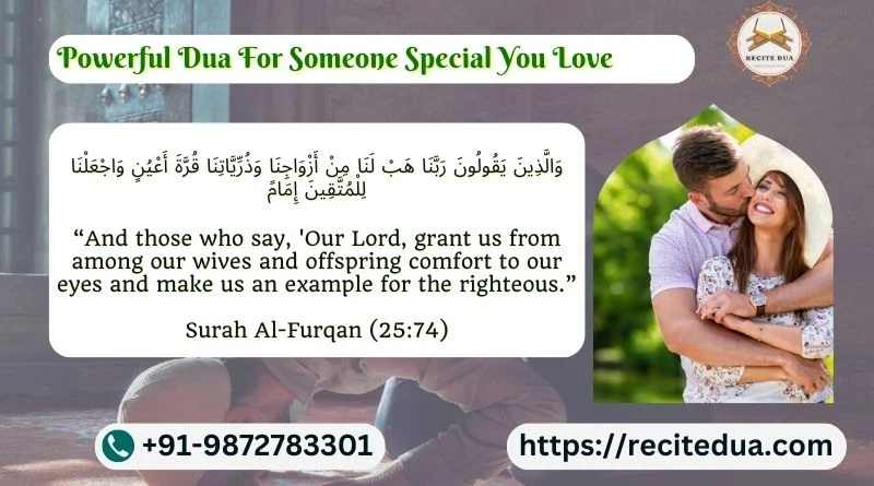 Powerful Dua For Someone Special You Love
