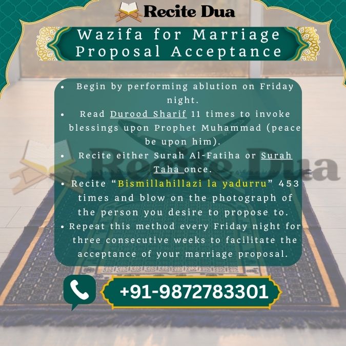 Powerful Dua for Marriage Proposal (Rishta Acceptance in Islam) 4 Wazifa for Marriage Proposal Acceptance
