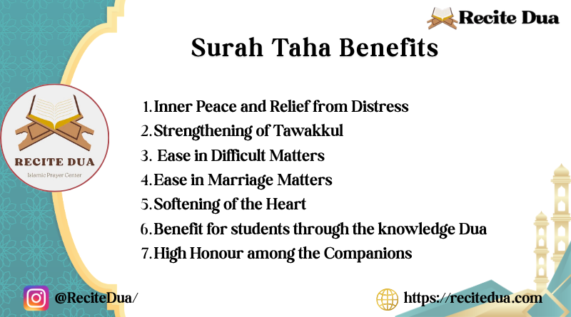 7 Benefits of Surah Taha in Islam